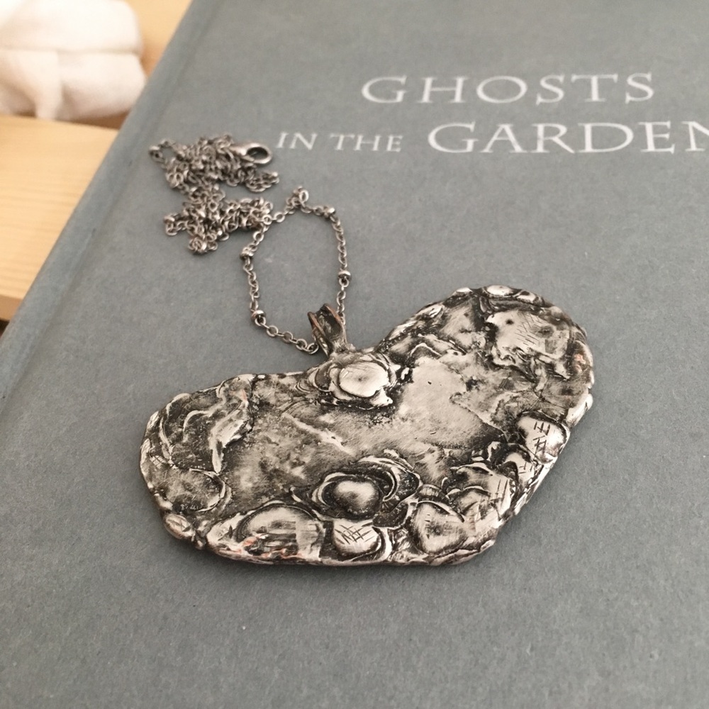 Heart Necklace / Handcrafted Heart / Heart Pendant - Picture 1 of 8